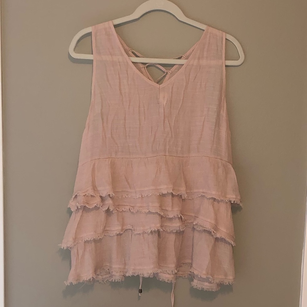 Boutique Style Light Pink Top